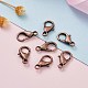 Zinc Alloy Lobster Claw Clasps E102-NFR-5
