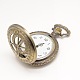 Римский номер старинные полые плоские круглые сплава кварцевые часы головы подвески для карманные часы ожерелье материалы WACH-M109-24-2