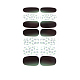 Pegatinas de arte de uñas de tapa completa MRMJ-T040-186-1