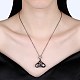 Ожерелье моды латуни кулон NJEW-BB34107-2
