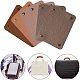 GORGECRAFT 4 Colors Purse Handle Cover Wraps Brown Pink Wallet Leather Handle Protector Strap Covers for Handbags Craft Strap Making Supplies FIND-GF0001-64A-6