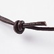 Adjustable Cowhide Leather Cord Bracelets BJEW-JB01944-01-3