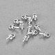304 tasse en acier inoxydable perle peg bails pin pendentifs X-STAS-H436-15S-1