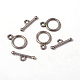Tibetan Style Alloy Toggle Clasps X-LF1185Y-NF-3