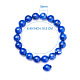 Natural Lapis Lazuli Round Beads Stretch Bracelets BJEW-N301-10mm-02-3