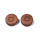 Laser Engraved Wood Beads WOOD-S053-53G-2