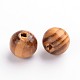 Des perles en bois naturel TB616Y-2