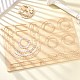 Rectangle Wood Bracelet Design Boards TOOL-YWC0003-01-6