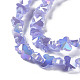 Galvanoplastie des brins de perles de verre papillon EGLA-A036-10A-AB01-3