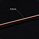 ジュエリー製作用丸銅線  長持ちメッキ  生（メッキなし）  26ゲージ  0.4mm  約198フィート（66ヤード）/ロール CWIR-BC0002-16B-3