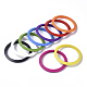 Spray Painted Maple Wood Linking Rings X-WOOD-T019-41-1