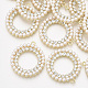 Colgantes de perlas de imitación de plástico abs X-PALLOY-T071-087-1
