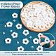 Arricraft 100 pz 2 misure perline in plastica imitazione perla OACR-AR0001-11-4