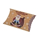 Scatole di cuscini di cartone per caramelle a tema natalizio CON-G017-02A-1