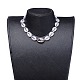 Verstellbare geflochtene Halsketten aus Nylonfaden NJEW-JN02707-M-6