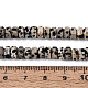 Natur Dalmatiner Jaspis Perlen Stränge&nbsp;G-N357-14A-05-5