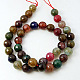 Natural Crackle Agate Beads Strands G-A063-12mm-3-2