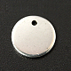 304 pendente in acciaio inossidabile con etichetta con pendenti vuoti X-STAS-Q056-20mm-1