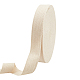 綿綿ツイルテープリボン  ヘリンボーンリボン  家の装飾のための  ギフトのラッピングと DIY 工芸品の装飾  アンティークホワイト  35mm OCOR-WH0057-30F-03-1