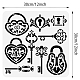 PET Hollow Out Drawing Painting Stencils DIY-WH0418-0013-2
