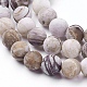 Chapelets de perles en bois pétrifié amérique naturelle G-P430-03-B-3