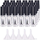 Benecreat 24pcs 5ml bouteilles de vernis à ongles vides bouteilles de vernis à ongles en verre transparent avec pinceaux MRMJ-BC0001-47-5ml-1
