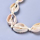 Adjustable Printed Cowrie Shell Beaded Necklace and Bracelets Sets SJEW-JS01020-4