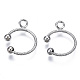 304 Stainless Steel Ear Cuff Findings STAS-S116-307P-1