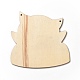 Grands pendentifs en bois imprimé simple face WOOD-I010-10C-2