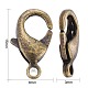 Bronce antiguo broches pinza de langosta latón X-KK-903-AB-NF-4