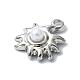 Lega con pendenti di perle in abs&nbsp;PALLOY-S188-02P-2