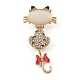 Broche en alliage émail&nbsp;JEWB-Q030-45G-1