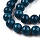 Chapelets de perles en verre opaque de couleur unie GLAA-T032-P10mm-14-3