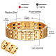 SHEGRACE Stainless Steel Watch Band Bracelets JB648B-4