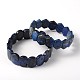 Natural Lapis Lazuli Beads Stretch Bracelets BJEW-F182-03-1