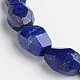 Nuggets naturales lapis lazuli abalorios hebras G-D770-03-1