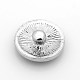 Flat Round Zinc Alloy Enamel Jewelry Snap Buttons SNAP-N010-33A-NR-2