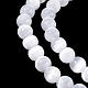 Brins de perles de sélénite naturelles G-N328-025B-02-4
