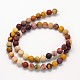 Frosted Round Natural Mookaite Beads Strands G-N0166-65-4mm-3
