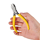CREATCABIN Side Wire Cutter Side Cutting Pliers Precision Pliers Mini Professional Jewelry Making Repair Crafts DIY Yellow 3.94inch PT-CN0001-08-3