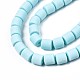Handmade Polymer Clay Beads Strands CLAY-ZX006-01-72-6