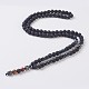 Natural Lava Rock Beaded and Natural & Synthetic Mixed Stone Pendant Necklaces NJEW-I221-02-2