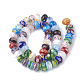 Handmade Millefiori Lampwork Beads Strands LAMP-T005-19-2