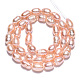 Fili di perle di perle d'acqua dolce coltivate naturali PEAR-N012-06S-2