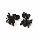 Halloween araignée 304 boucles d'oreilles en acier inoxydable pour femmes EJEW-B019-01EB-2