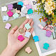 CHGCRAFT 24Pcs 12 Colors Scrubs Silicone Focal Bead Pendant Male Nurse Clothes Silicone Beads Spacer Beads for Silicone Beaded Pens Card Holder Nursing Making SIL-CA0001-20-3