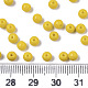 Perles de verre de couleurs opaques X-SEED-S040-01A-12-4