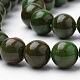Chapelets de perles en jade vert naturel X-G-S272-03-8mm-3