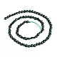 Synthetik grün goldstone Perlen Stränge X-G-E560-C01-4mm-2