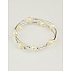 Fashion Double Wrap Bracelets BJEW-JB00586-01-1